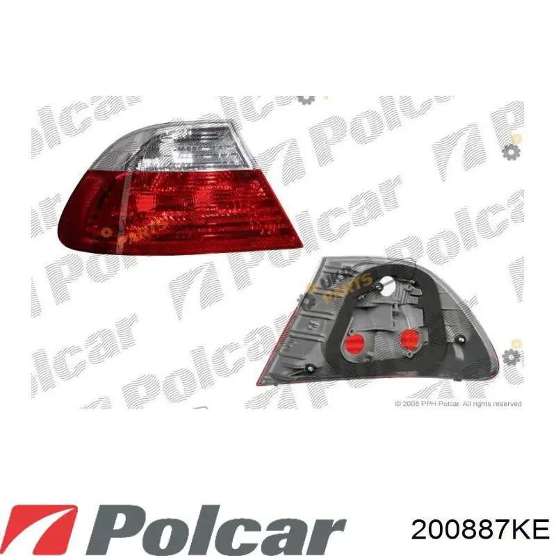 Купити 200887KE Polcar Ліхтар задній