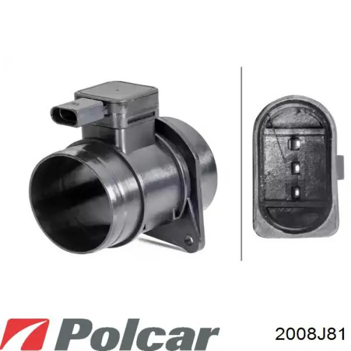 Купити 2008J81 Polcar Радіатор интеркуллера