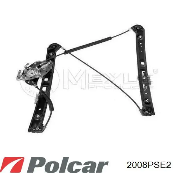 Механізм склопідіймача двері передньої, правої 2008PSE2 Polcar