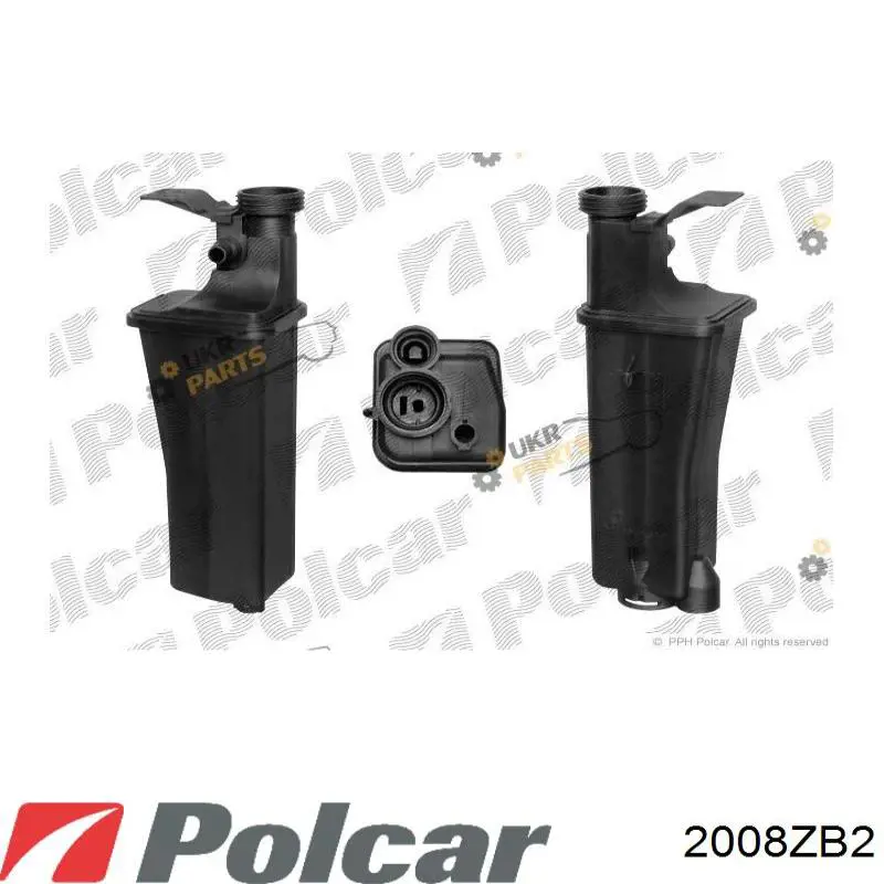 Бачок системи охолодження двигуна розширювальний Polcar 2008ZB2 ціна, від 28.25 USD