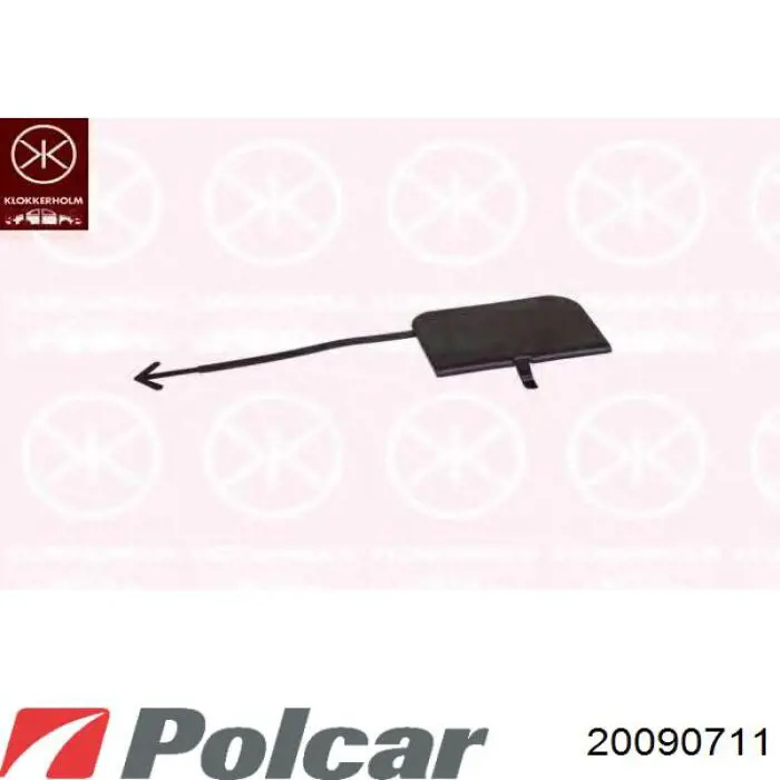 Заглушки буксирувального гака PBM99045CA Signeda