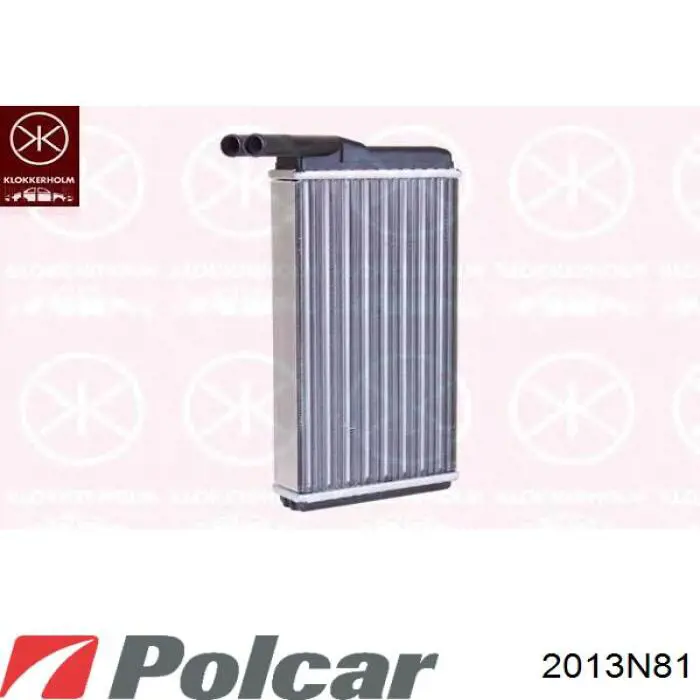 2013N81 Polcar радіатор пічки (обігрівача)