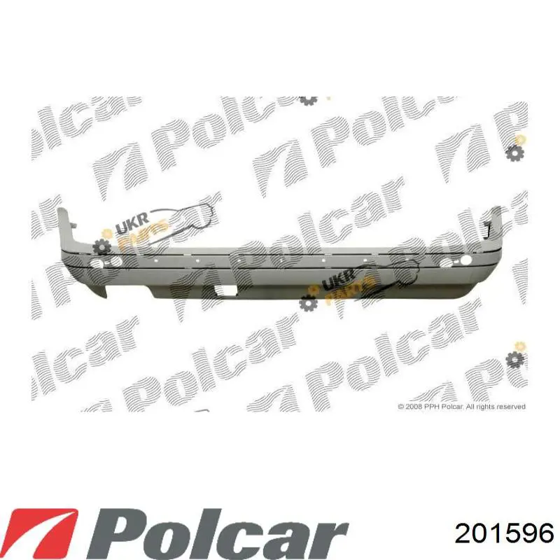 201596 Polcar Буфер (бампер) задній