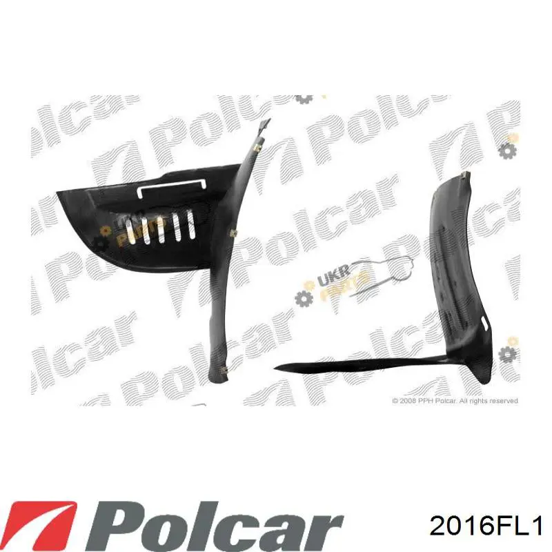 Купити 2016FL1T Polcar Захист двигуна, лівий