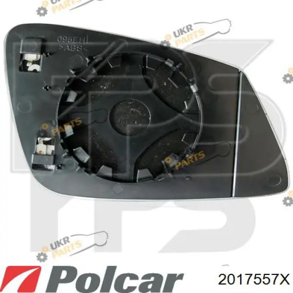 Скло дзеркала заднього виду, правого Polcar 2017557X ціна, від 77.48 USD
