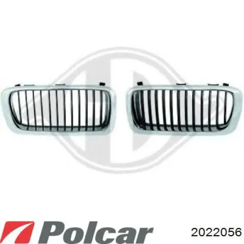 2022056 Polcar решітка радіатора права