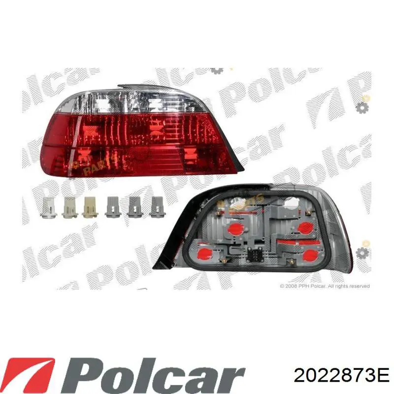 Ліхтар задній лівий Polcar 2022873E ціна, від 14.63 USD