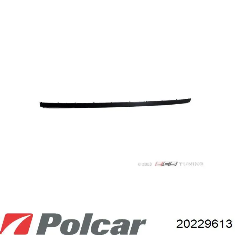 20229613 Polcar накладка бампера заднього, центральна