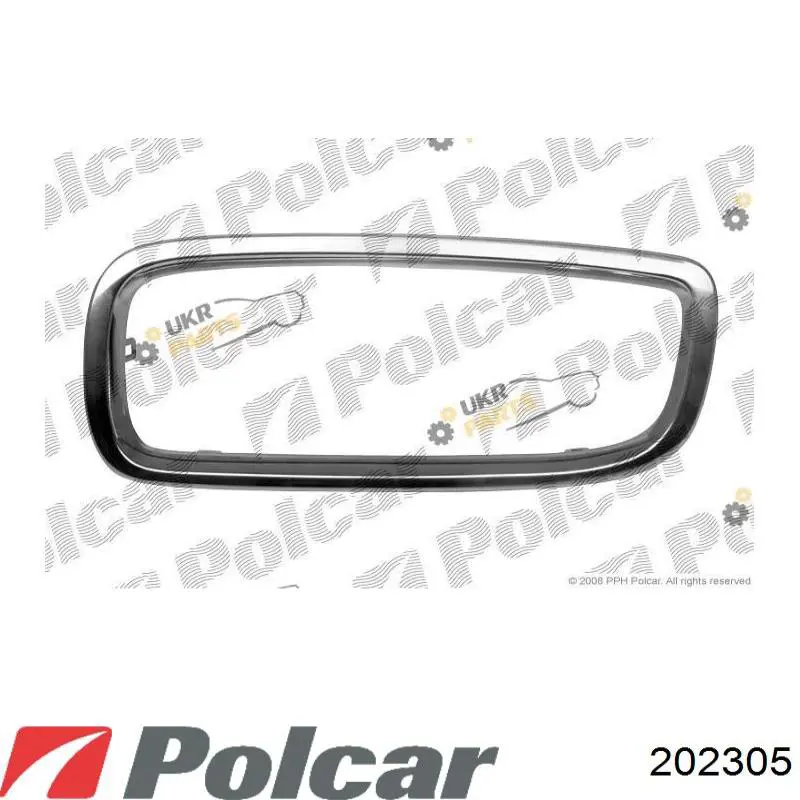 Решітка радіатора 202305 Polcar