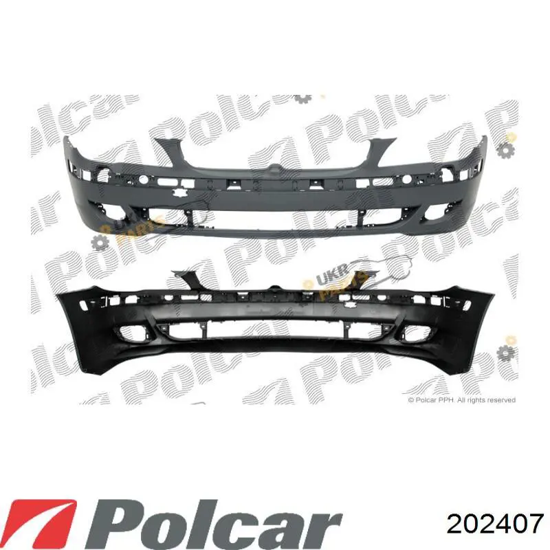 Бампер на авто Polcar 202407 ціна, від 186.25 USD