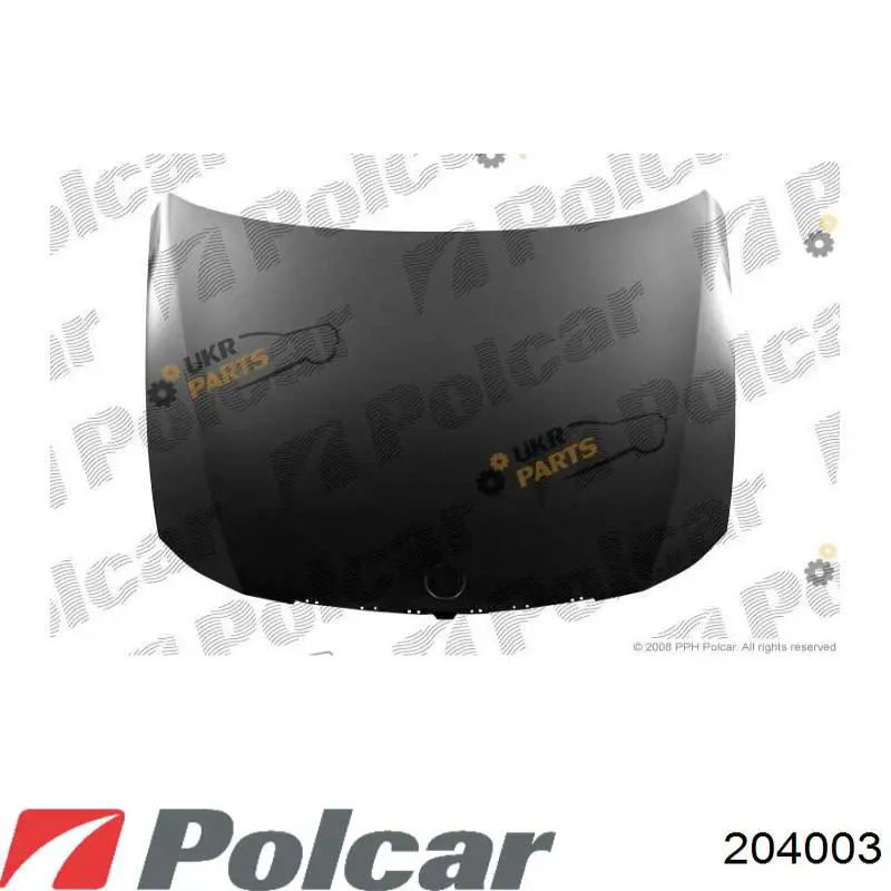 Капот Polcar 204003 ціна, від 191.10 USD