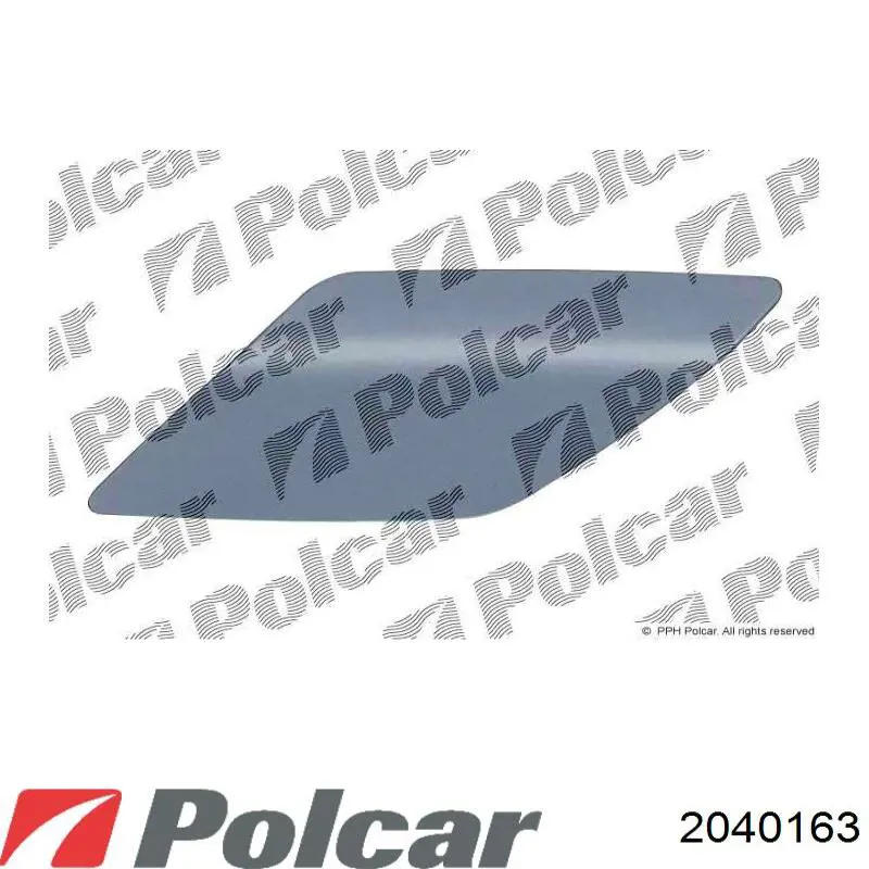 2040163 Polcar молдинг капота