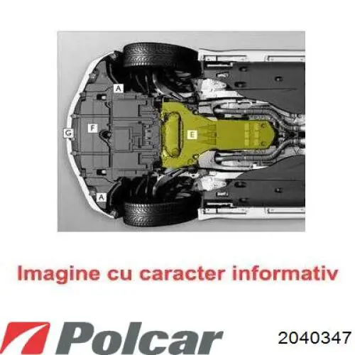 Захист днища, середня частина PBM60075A Signeda