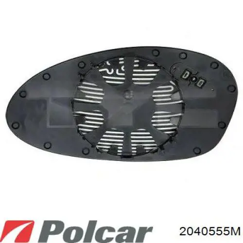 2040555M Polcar дзеркальний елемент дзеркала заднього виду, правого