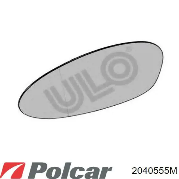 Дзеркальний елемент дзеркала заднього виду, правого Polcar 2040554E
