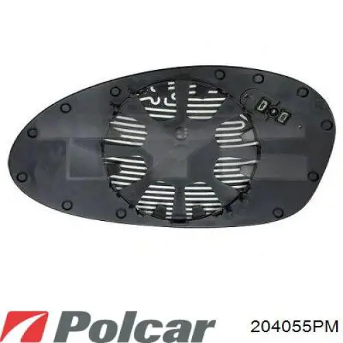 204055PM Polcar накладка дзеркала заднього виду, права