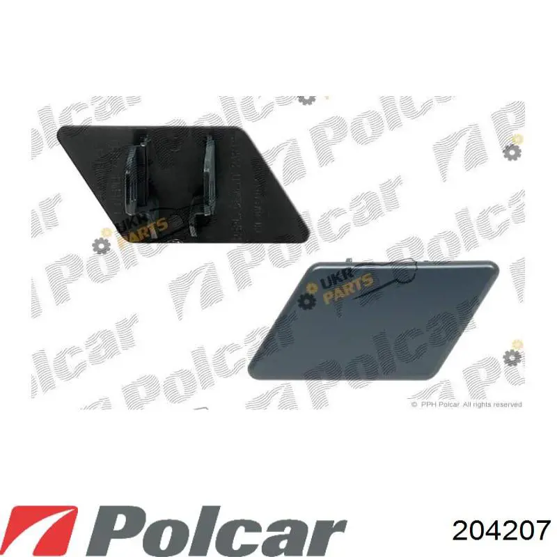 204207 Polcar бампер передній