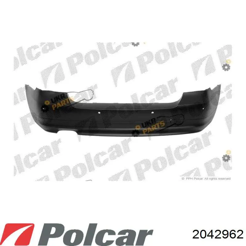 Кожух бампера заднього Polcar 2042962 ціна, від 77.49 USD