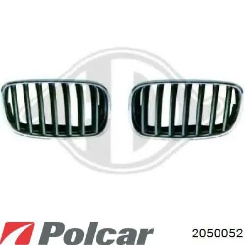 2050052 Polcar Решітка радіатора ліва