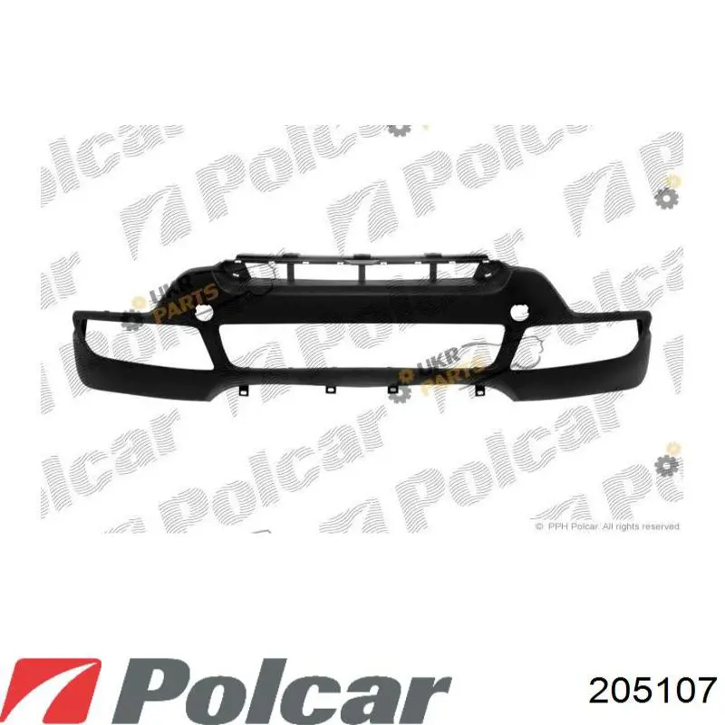 205107 Polcar бампер передній