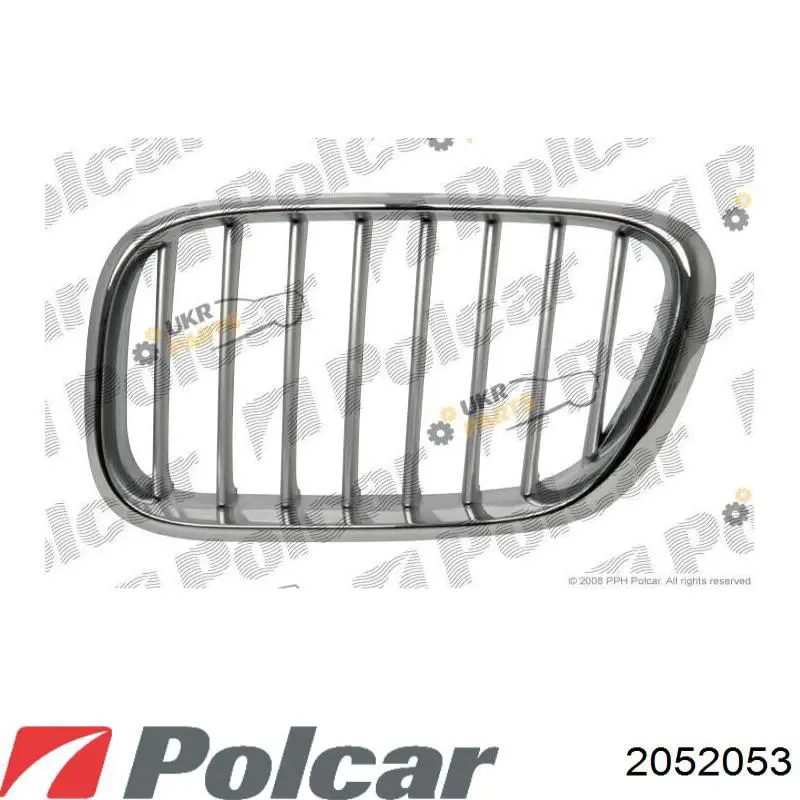 2052053 Polcar Решітка радіатора ліва