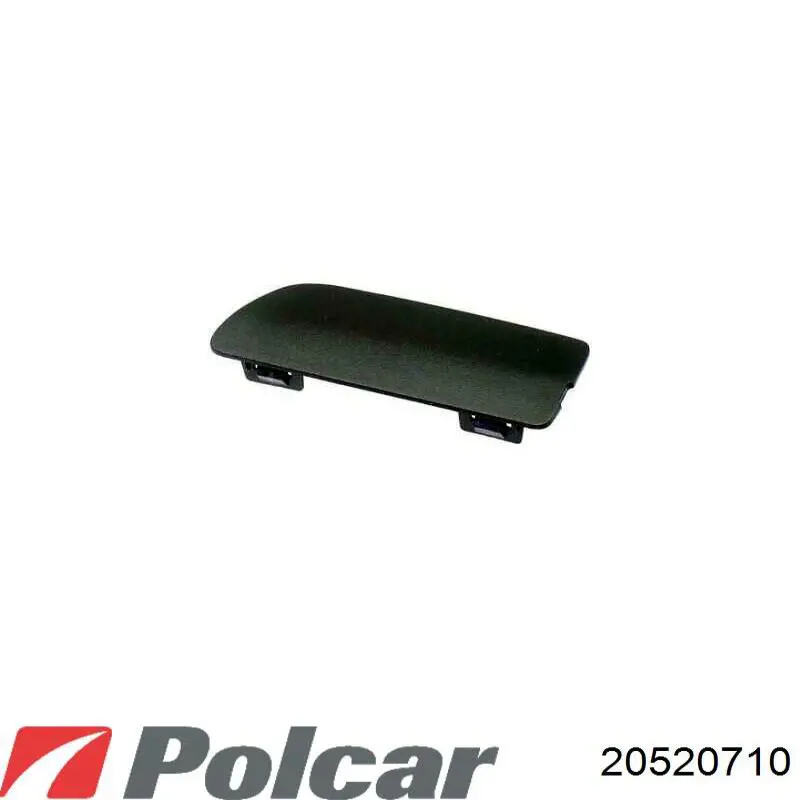 20520710 Polcar заглушка бампера буксирувального гака, передня права