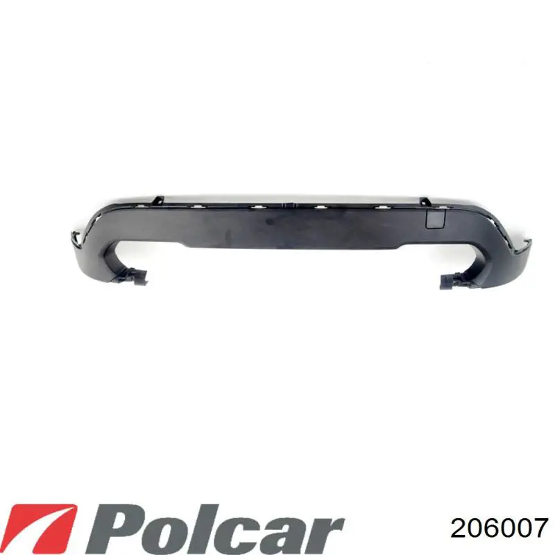 206007 Polcar бампер передній, верхня частина
