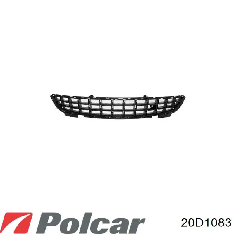 Радіатор охолодження двигуна 20D1083 Polcar