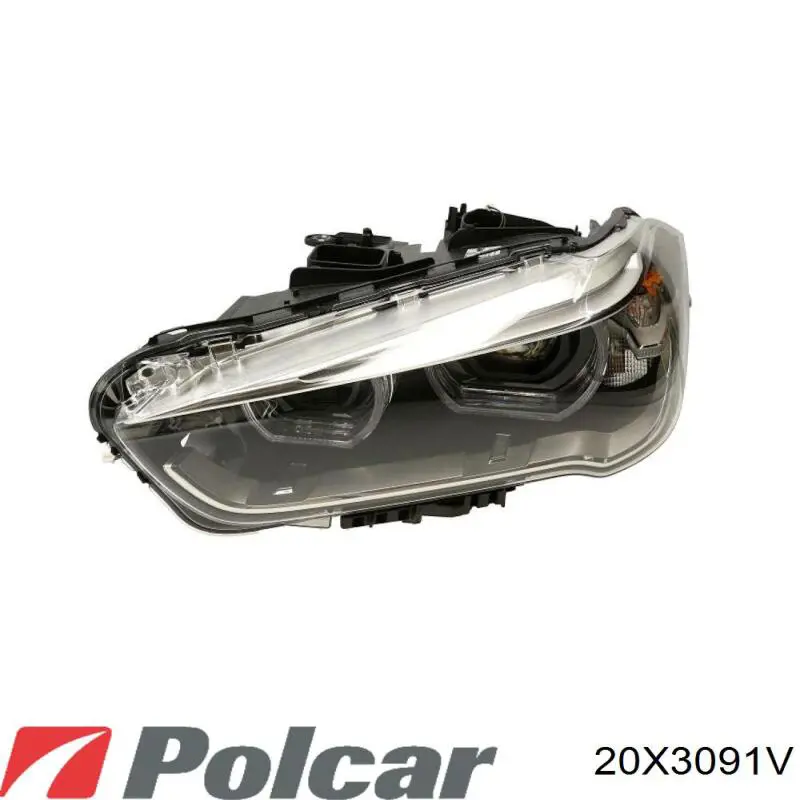 20X3091V Polcar Фара дальнього світла в зборі