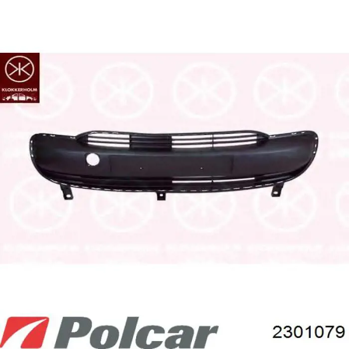 Заглушка бампера буксирувального гака, передня Polcar 2301079 ціна, від 4.83 USD