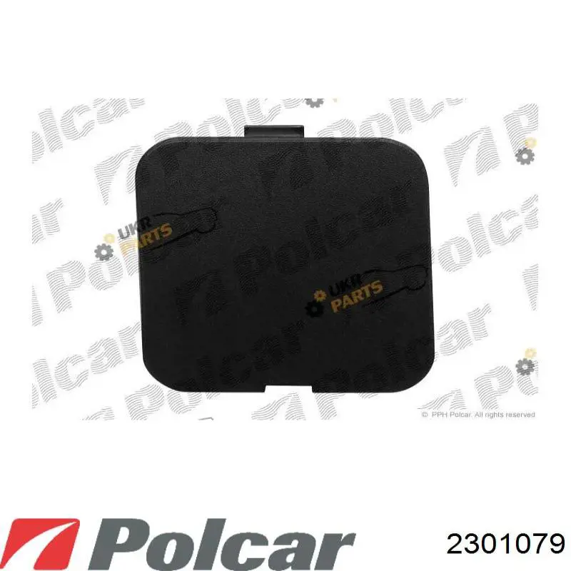 2301079 Polcar заглушка бампера буксирувального гака, передня