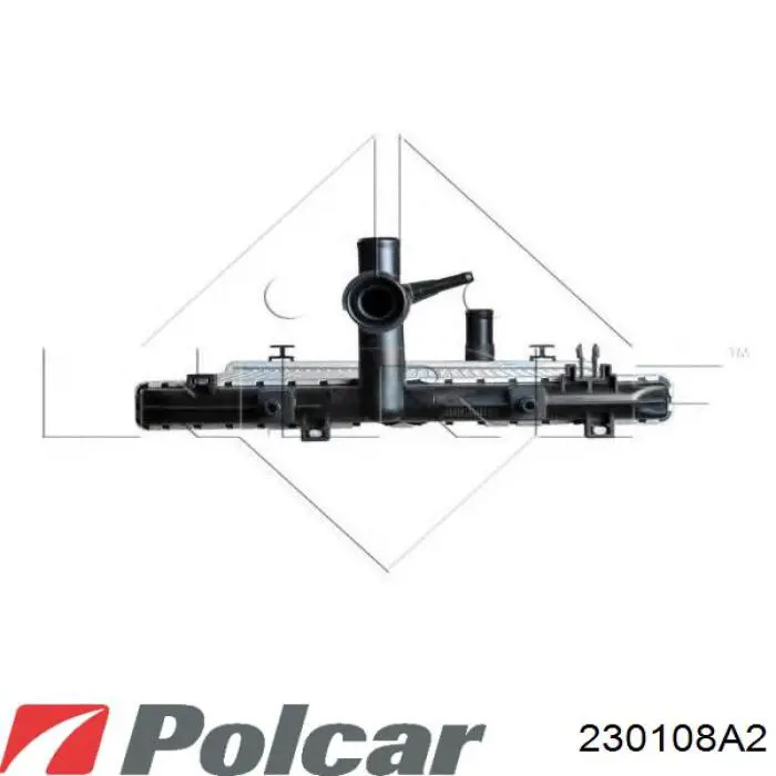 Купити 230108A2 Polcar Радіатор двигуна