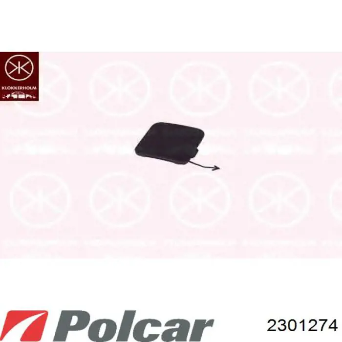 Решітка переднього бампера, права 2301274 Polcar