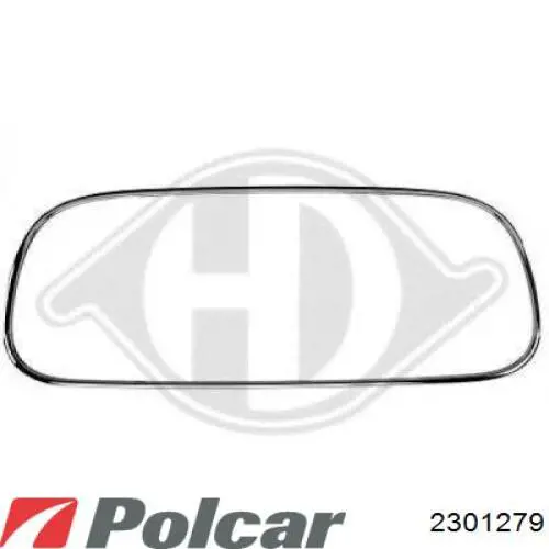 Купити 2301279 Polcar Молдинг решітка бампера переднього