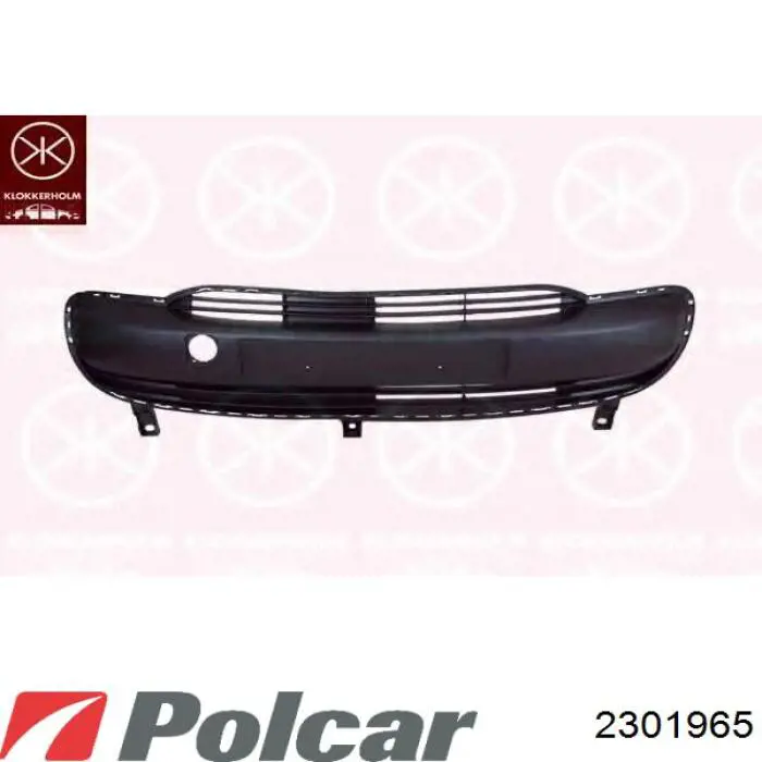 Молдинг заднього бампера 2301965 Polcar