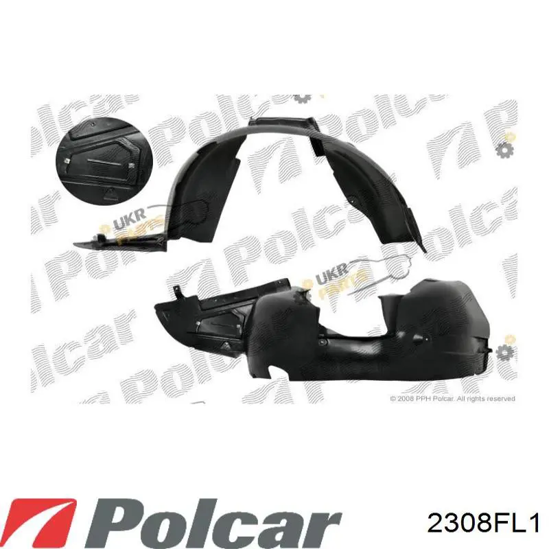 Підкрилок передній лівий 2308FL1 Polcar
