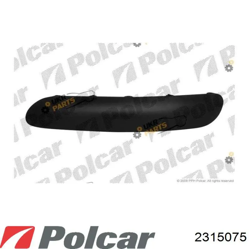 Молдинг переднього бампера, лівий APCT0238T Amparts