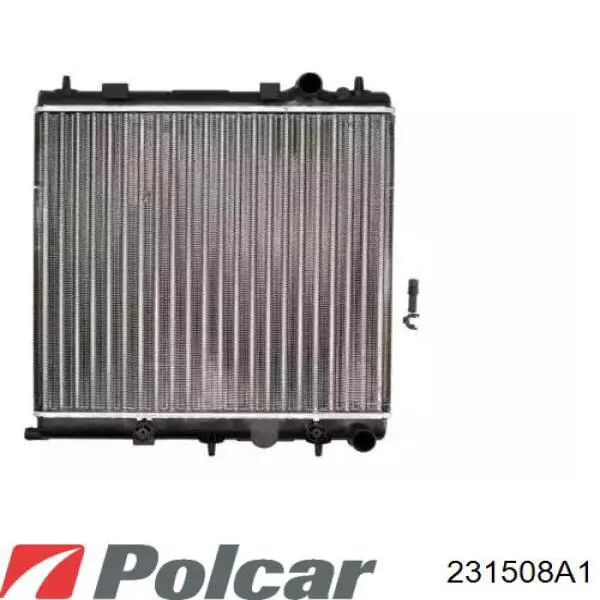 Купити 231508A1 Polcar Радіатор двигуна