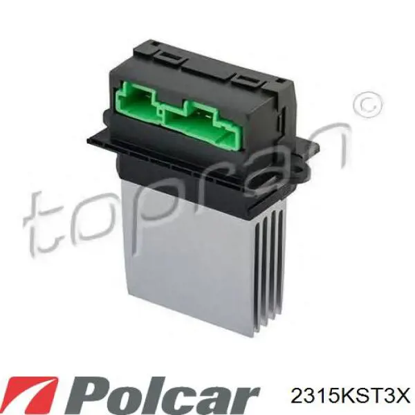 2315KST3X Polcar резистор (опір пічки, обігрівача салону)