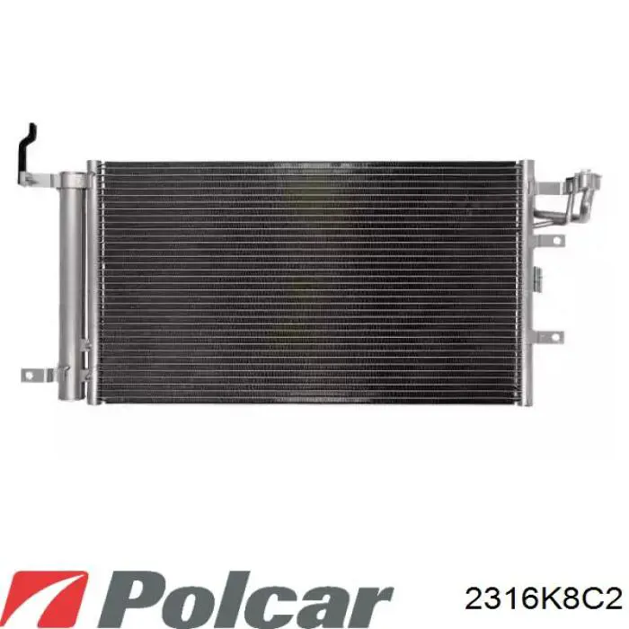 Конденсатор кондиціонера Polcar 2316K8C2 ціна, від 67.18 USD