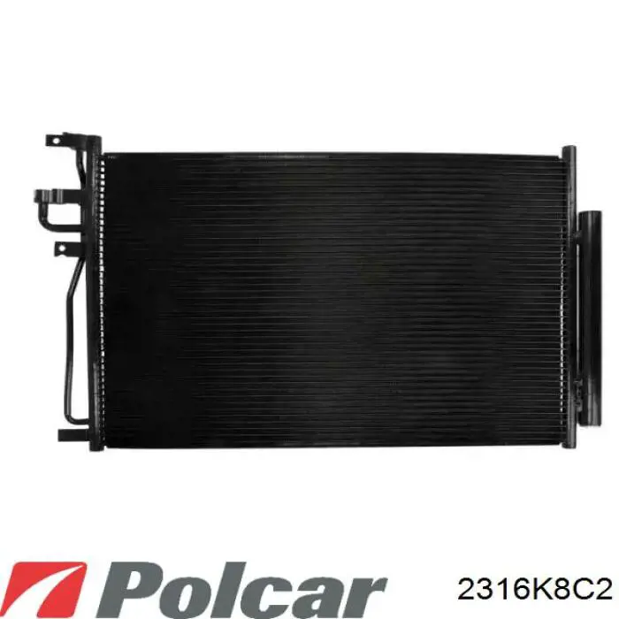 2316K8C2 Polcar радіатор кондиціонера