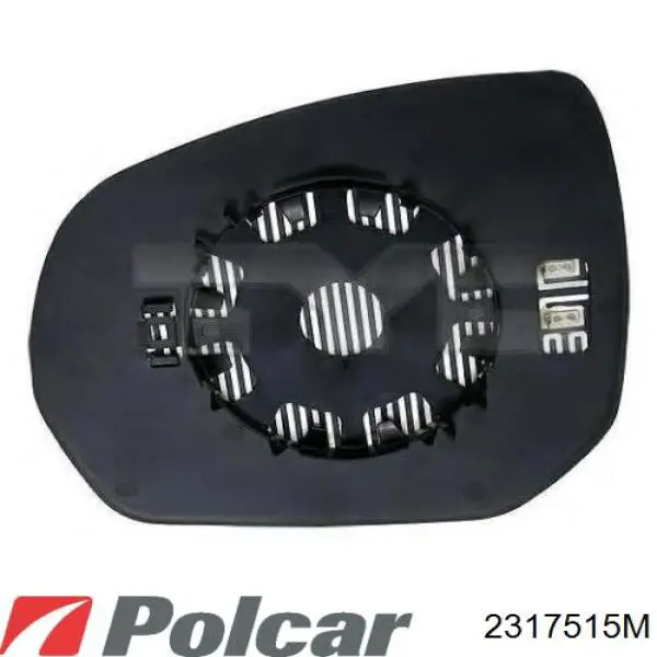 Накладка дзеркала заднього виду, ліва 2317515M Polcar