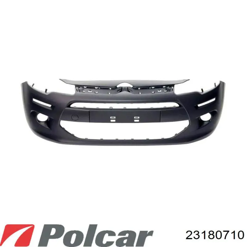 1609965980 Peugeot/Citroen Бампер передній в зборі