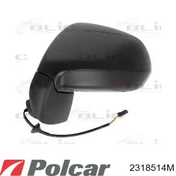 Ліве бокове дзеркало 3050136 TYC