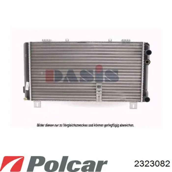 Радіатор 2323082 Polcar