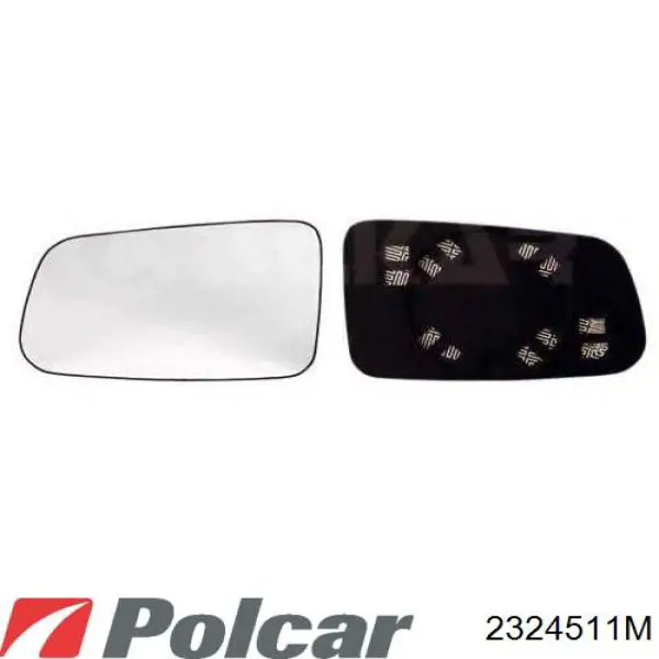 2324511M Polcar дзеркало заднього виду, ліве