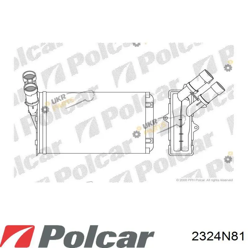 Купити 2324N81 Polcar Теплообмінник