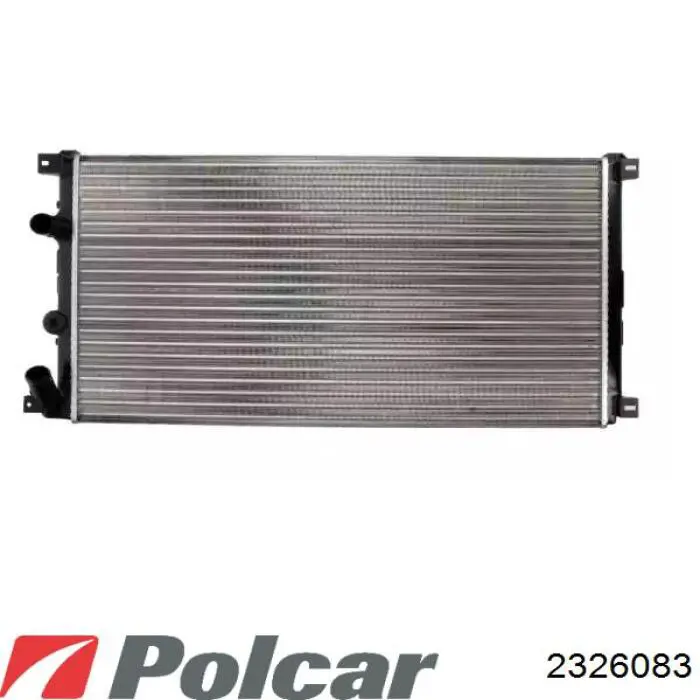 Радіатор основний Polcar 2326083 ціна, від 51.40 USD