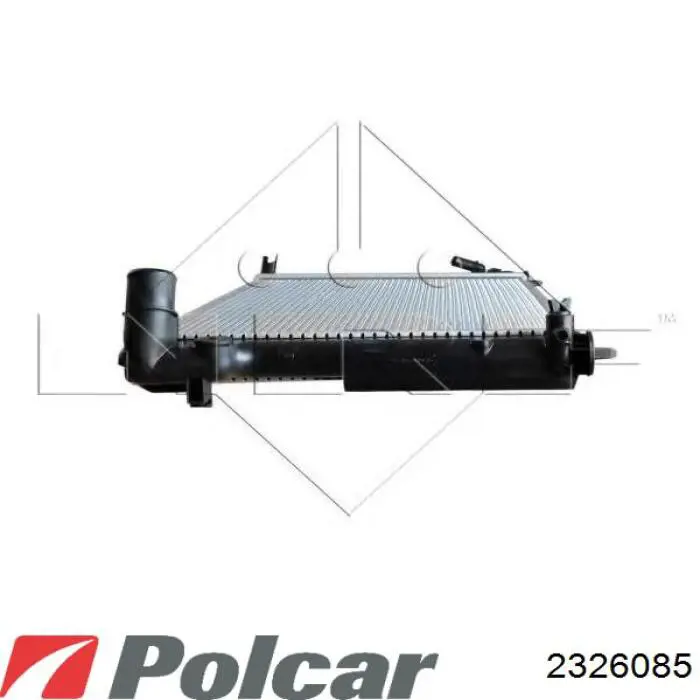 Радіатор основний Polcar 2326085 ціна, від 54.20 USD
