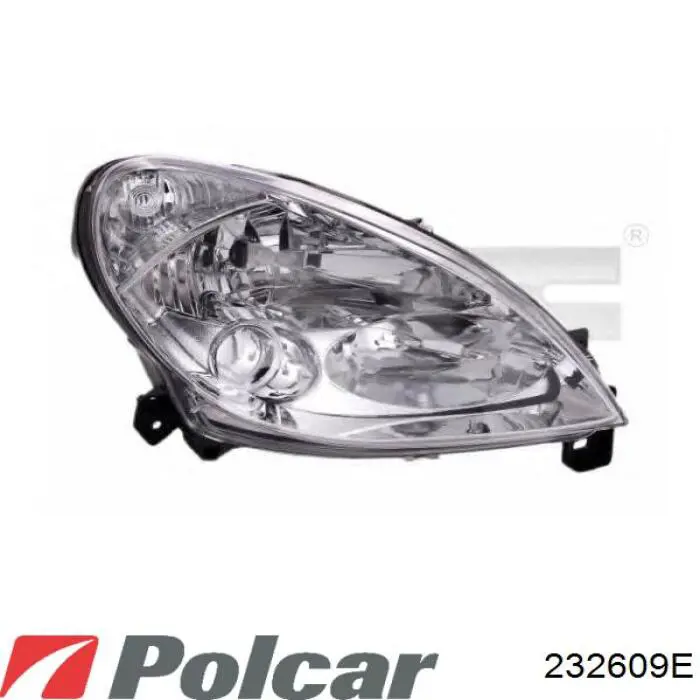 232609E Polcar Фара дальнього світла в зборі